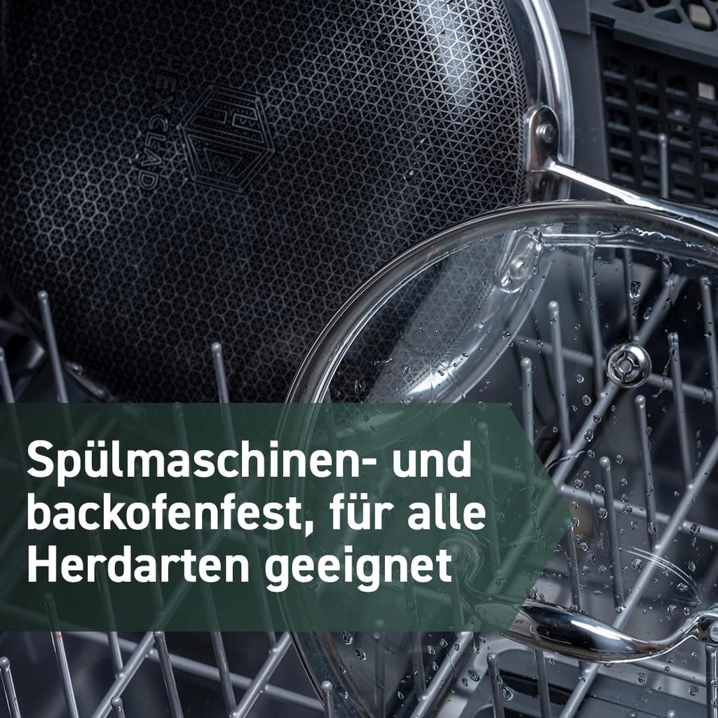 HexClad Hybrid Nonstick Wok (30cm) [Nonstick Coating] Induction/Oven/Dishwasher Safe (Manufacturer Direct Warranty) [HexClad]