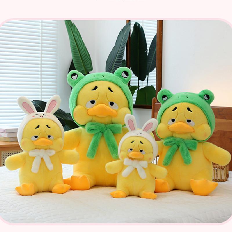 Adorable Plush Duck Stuffed Toy For Cuddling Soft Pillow And Sleep Companion Gift