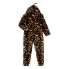 Damen Flannel Overall Loungewear Set mit Halloween-Print für den Urlaub