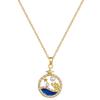 Perlenring Diamant Leichter Luxus Temperament Wunderschöne Voll Diamant Halskette Damen Vielseitige Schlüsselbein Kette Titan Stahl Kette