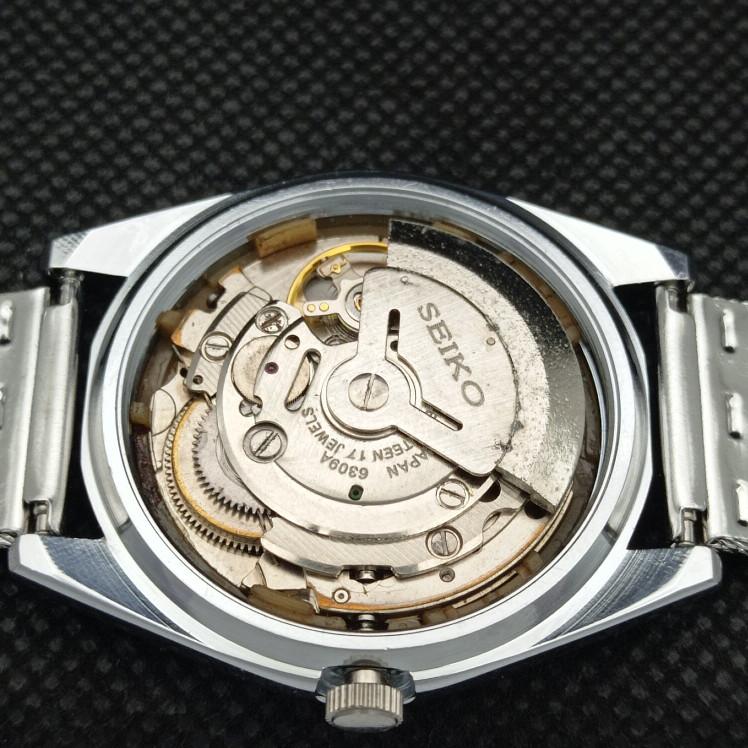 MONTRE HOMME AUTOMATIQUE VINTAGE RÉVISÉE SEIKO 5 6309A JAPON a318810-2 Seiko-a318810