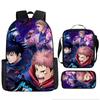 Spell Return Battle School Bag Elementary School Student Animation Backpack Large Capacity Three-piece Set