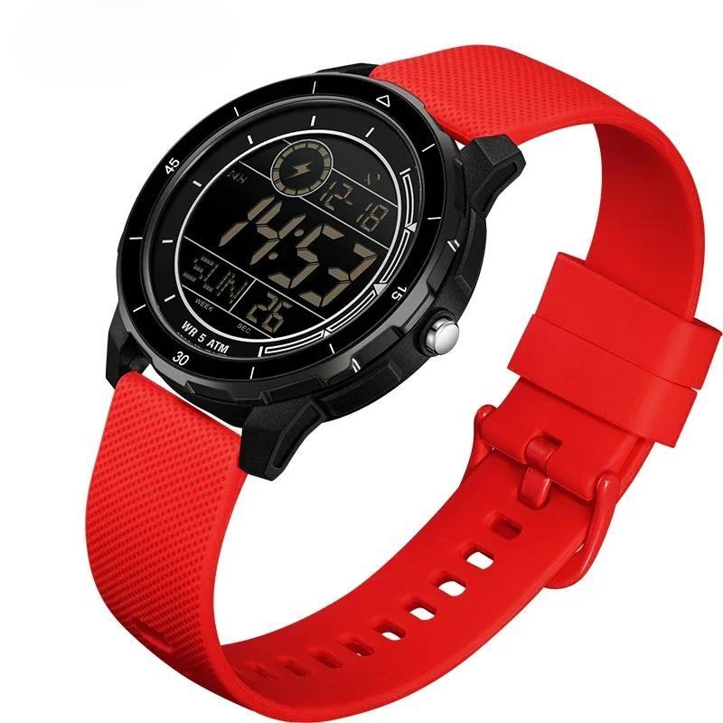 Top Brand Luxury Men's Sports Electronic Watch Student Outdoor Multi functional LED Analog Digital Wristwatch Alarm Clock