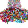 100PCS Aluminum Dreadlock Hair Rings Multicolor Adjustable Hair Cuffs  Hair Decoration