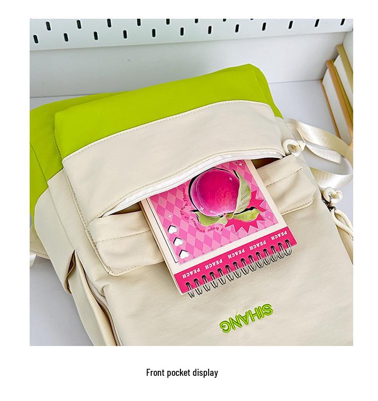 Women's Stylish Large Capacity Backpack - Versatile Japanese Ins Style for Middle & High School Students