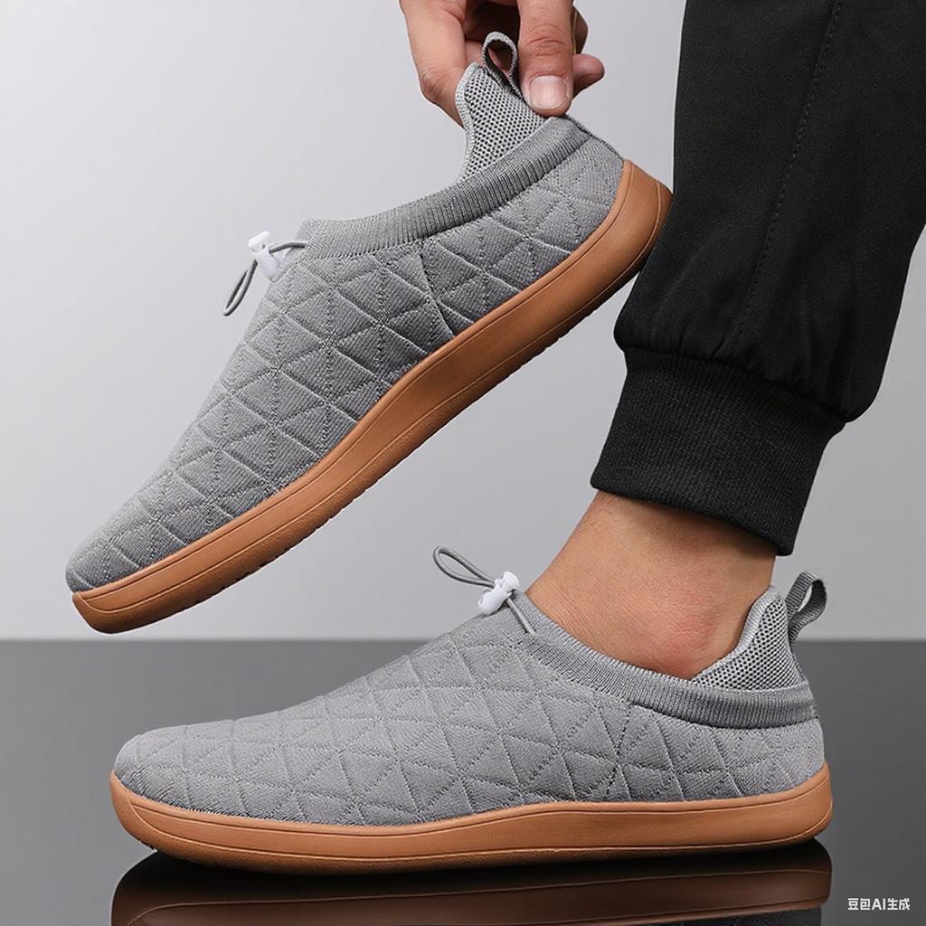 Minimalist and Unisex Wide Mesh Shoes for  Walking and Casual Outdoor Activities with Soft Soles Suitable for Travel
