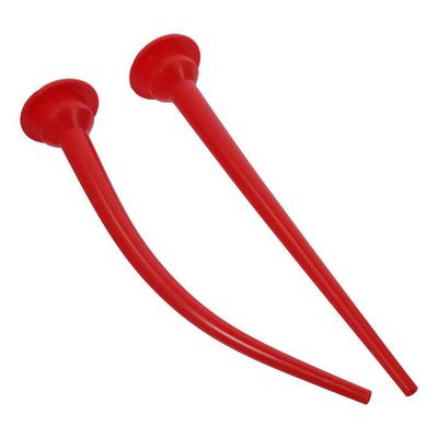 Red Caulking Nozzle Glass Cement Structural Adhesive Nozzle  For Sausage Caulking