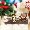 Mengmeng Black Meow Animal Creative Stickers, Cat Account Material DIY Stickers