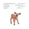 Realistic Artificial Deer Family Fox Miniature Statues Lightweight Small Animal Figurines for Car Dashboard Decor