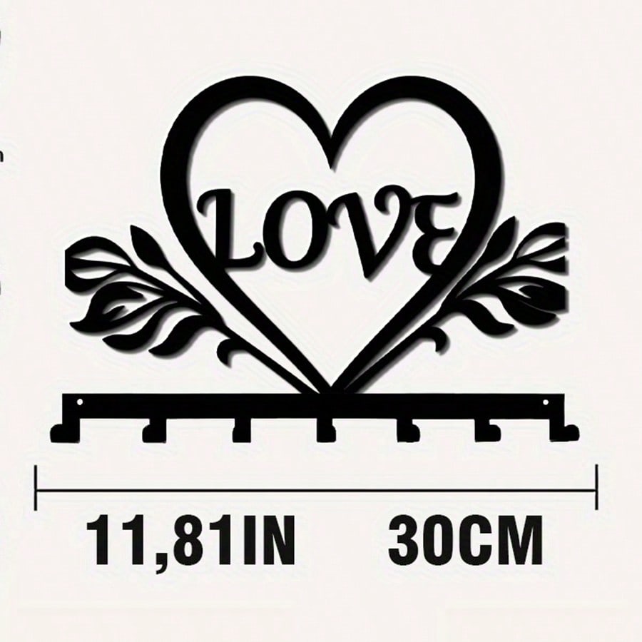 Creative Cat Metal Key Hooks Wall Mounted Organizer Rustproof Home Decor