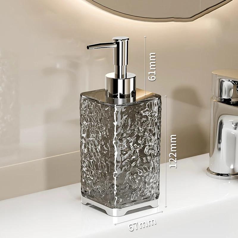 Glacier Texture Soap Bottle Creative Home Decor Shower Gel Bottles Shampoo Dispenser Bottle Kitchen Bathroom Accessories