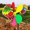 Plastic Cartoon Windmill Three Dimensional Cartoon Children Toys  Home Garden Decoration