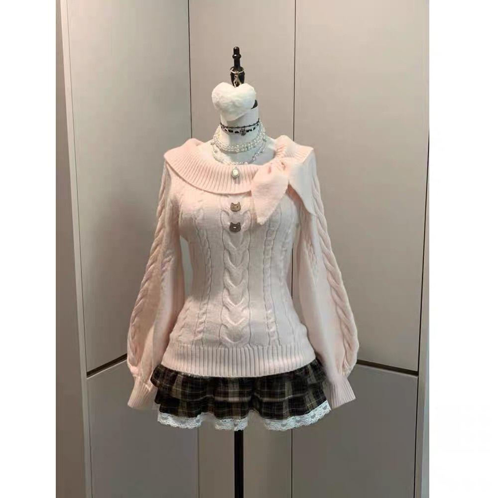 

Женский свитер Зимний Утепленный Пуловер Теплый Вязаный Эластичный С Длинным Рукавом Оверсайз Джемпер Свитер Топы M розовый