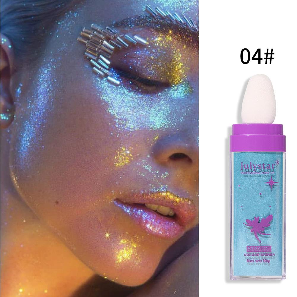 Polvere illuminante Illumina tutto il corpo Polvere riparatrice in polvere ad alta luminosità Trucco riparatore tridimensionale naturale