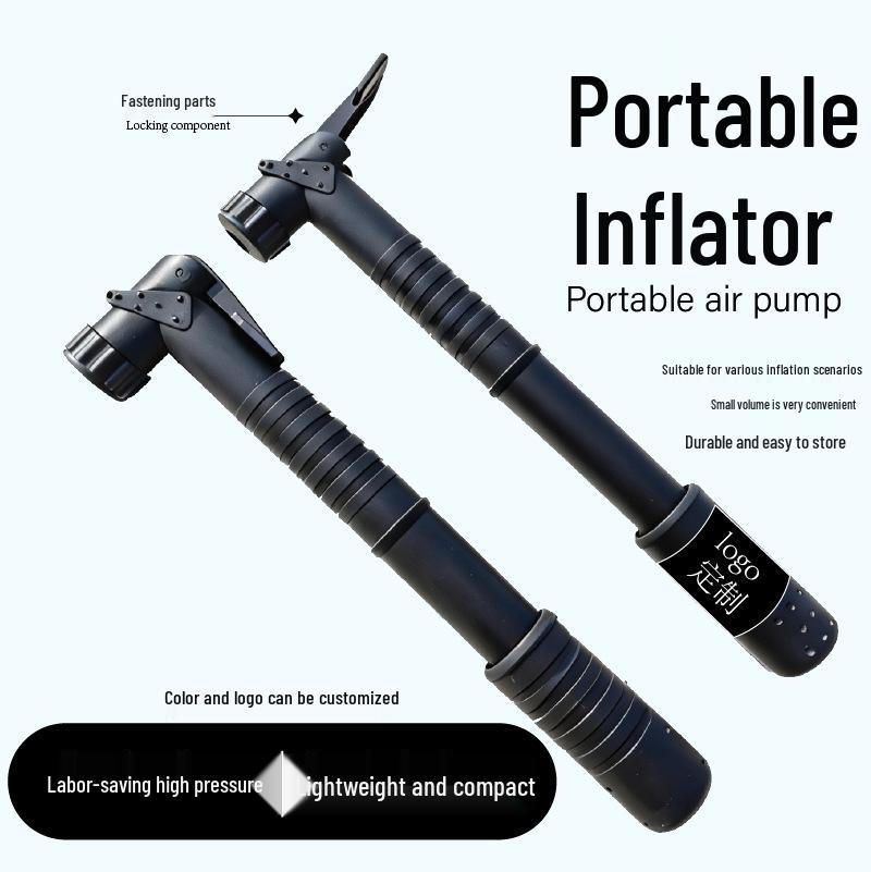 Portable High-Pressure Air Pump for Balloons, Sports Balls & Bicycles