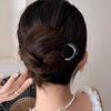 Elegant U-Shaped Wave Hairpin: Modern Chinese Style Accessory for Women's Bun and Ma Mian Skirt.