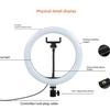 Portable Desktop Photography Tripod with Fill Light for Beauty and Streaming