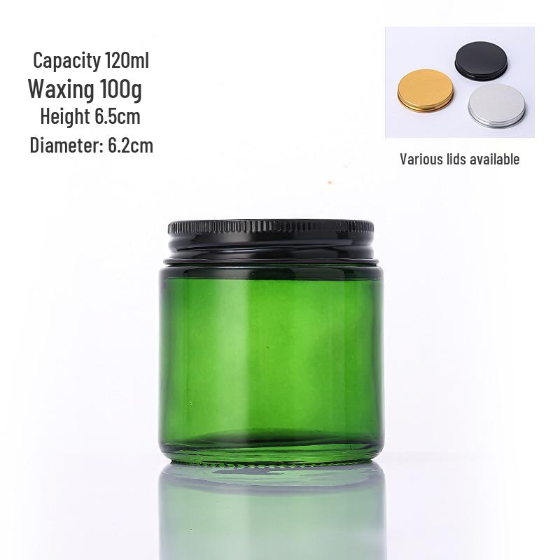 Glass Tea-Colored Aromatherapy Candle Holder and Cup Set