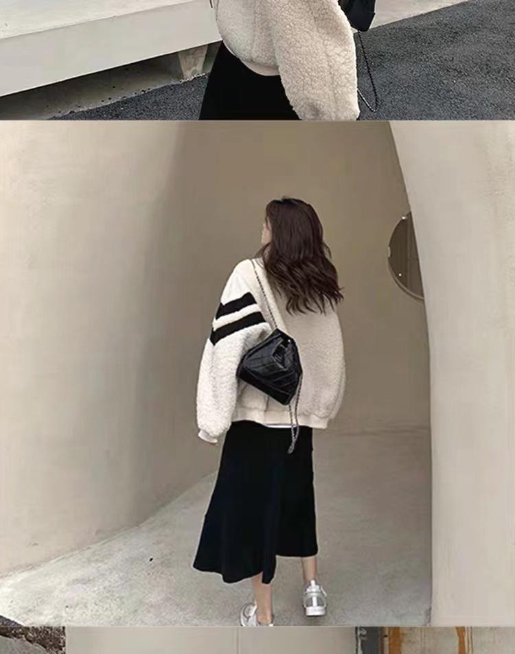 Womens' Lambswool Coat: Warm, Thick, Trendy Korean Style for Autumn & Winter