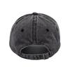 Men's Retro Distressed Washed Cotton Baseball Cap - Soft Top Duckbill Hat with Print