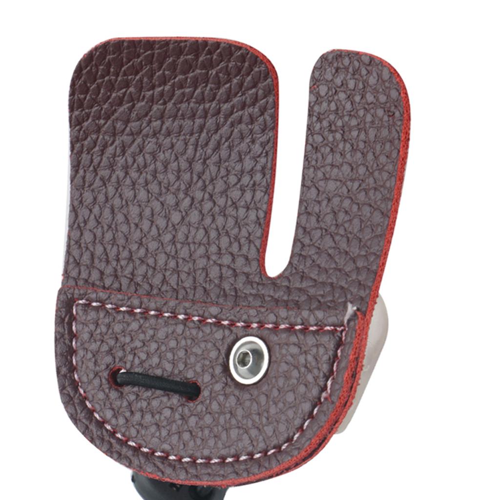 Buy Archery Finger Guard Protection Pad Glove Tab Bow Arrow Shooting