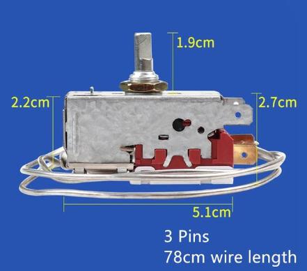 1pc Refrigerator Thermostat Refrigerator Parts Household Metal Temperature Controller WDF18 WDF19 WDF20 WDF29 WPF22 WPF22G