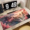 Sakura Mountain Pagoda Printed Desk Pad Extra Large Soft Rubber Mouse Pad Serene Aesthetic Gaming Keyboard Mat Multi-Size