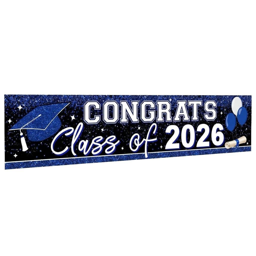 Graduation 2026 Graduation Event Party Decoration Hanging Banner Polyester Flag