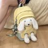 New Cute Plush Rabbit Primary Student Schoolbags Teenager Girl Junior High School Student Backpack Leisure Sweet Fresh High Capacity Book Bags