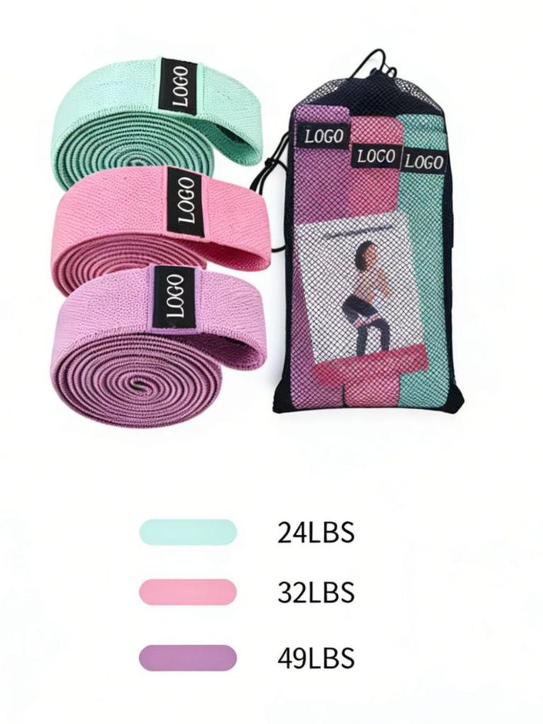 Outdoor Resistance Bands for Squats, Glute Lifts, Yoga, and Stretching