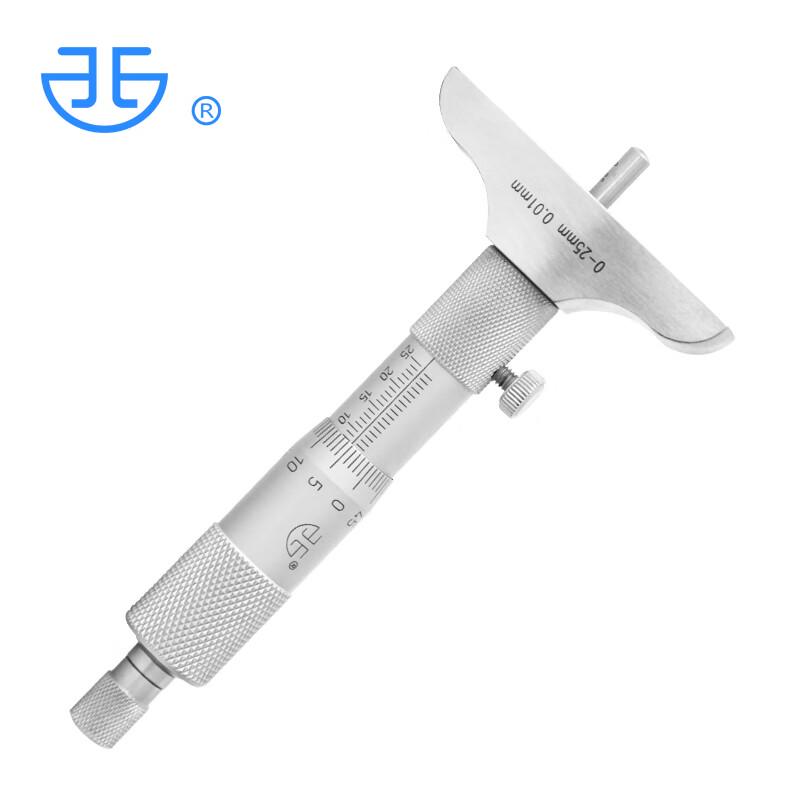 Depth Micrometer with Ball Anvil