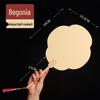 Thickened Double-Sided DIY Round Fan with Blank White Xuan Paper for Hand-Painting
