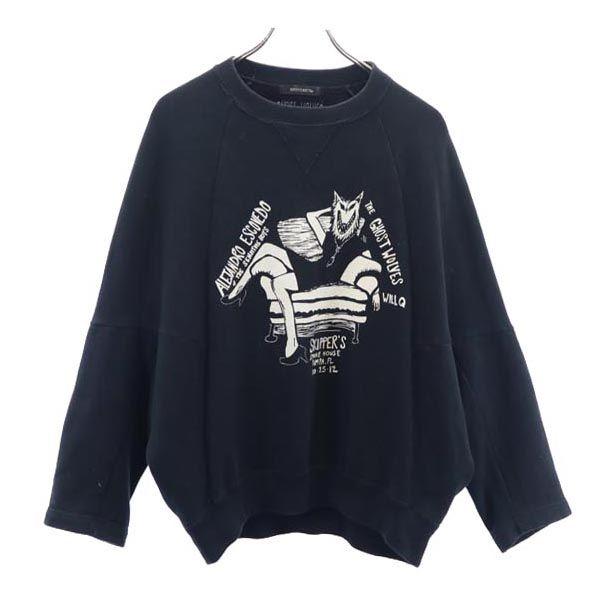 HYSTERICS made in Japan Long sleeve Dolman sleeve sweatshirt trainer Women Used