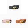 Genuine Leather Doublesided Belt For Women With Alloy Buckle For Casual And Office Wear