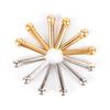 6Pcs Metal Bridge Pin Folk Acoustic Guitar String Pin Peg Nail Silver/Gold Color