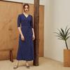 Lipbbam Creora Romona 3 4 Sleeve Long Wrap Dress Ldm10dj01