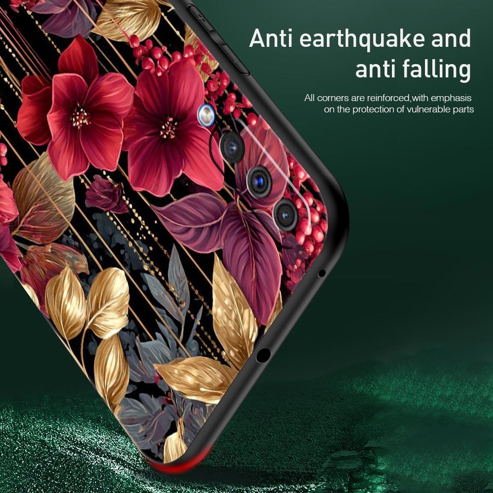 Oil Painting Flowers Pattern Design Phone Case for Samsung Galaxy A56 A36 A26 A16 A34 A24 A42 A22 A20 A12 A40 A10 Soft TPU Cover