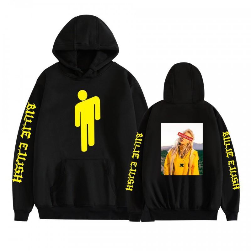 Unisex Oversized Hoodie With Graphic Print Billie Eilish Inspired Streetwear Sweatshirt Teens Adults