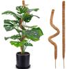 Aluminum Moss Pole Coco Coir Plant Stand Stakes Useful Plant Support Extension Stick  Grow Upwards
