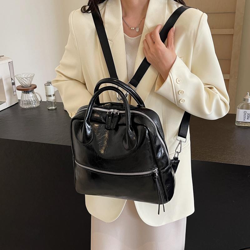 Women's Bag PU Multilayered Soft Leather Ladies Fashion Simple Shoulder Bags Mom's Bags Crossbody Bag