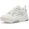 Anta Wave Shoe 2 Lightweight Height Increasing Low top Skateboard Shoes Women's White Green Sneakers
