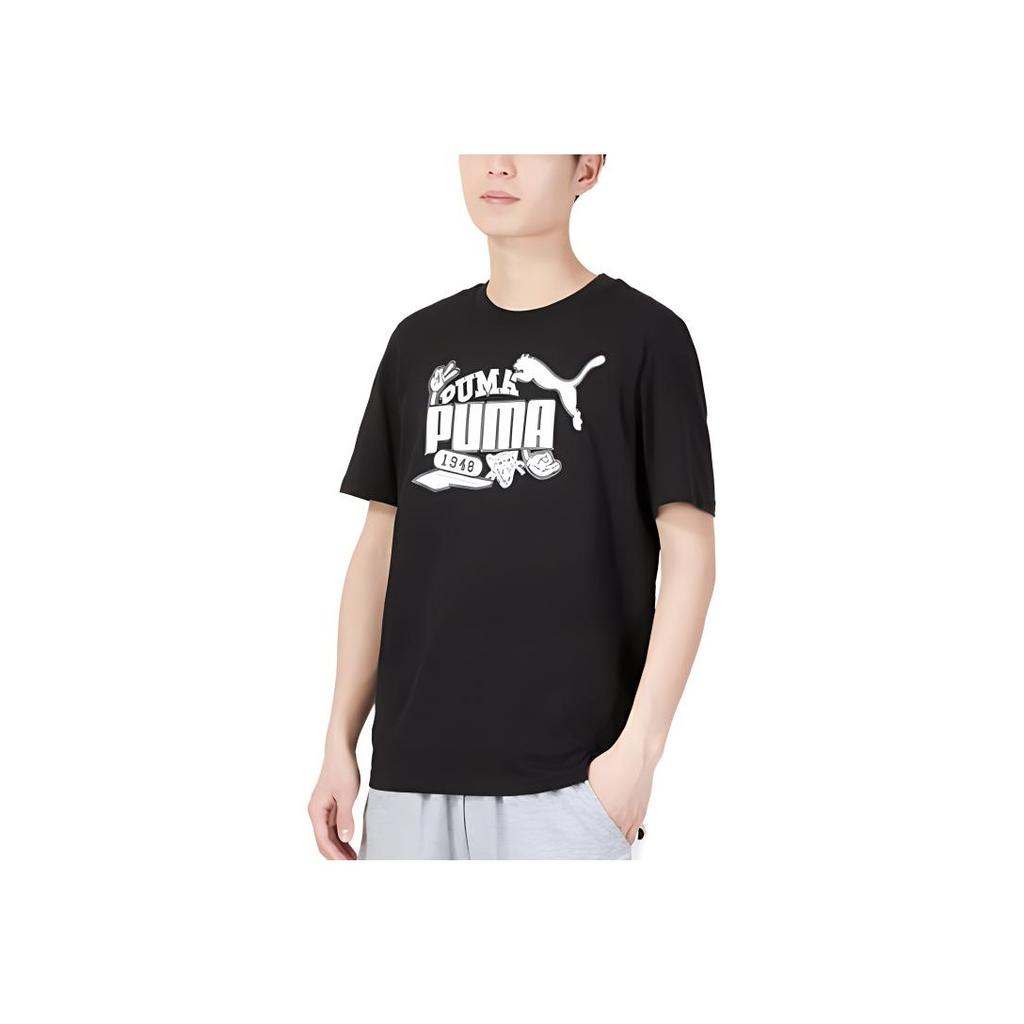 New PUMA T Shirts Men's Black 676697-01