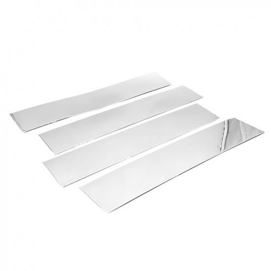 For 2015- F-150 Ford F150 Super Cab Crew Chrome Pillar Post Door Trim Decal