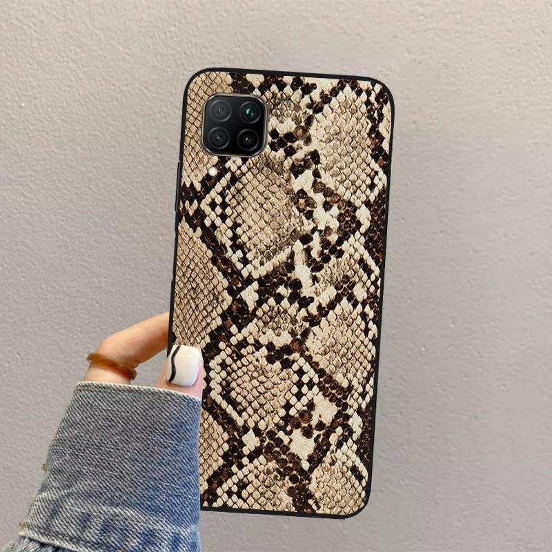 Ormskinnsmönster För Huawei Nova 10 9 SE 8i 11i 12i 12s Y60 Y61 Y70 Y90 Y72 Y73 Y91 P60 Pro P40 P30 Lite Fodral