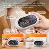 Intelligent Digital Alarm Clock Extra Loud Alarm Rechargeable LED Display Timer For Deep Sleepers Contemporary Design