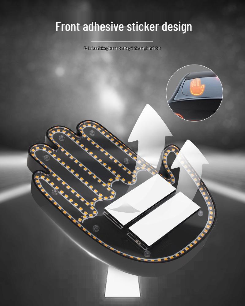 Multi-Functional Car Gesture Warning Light
