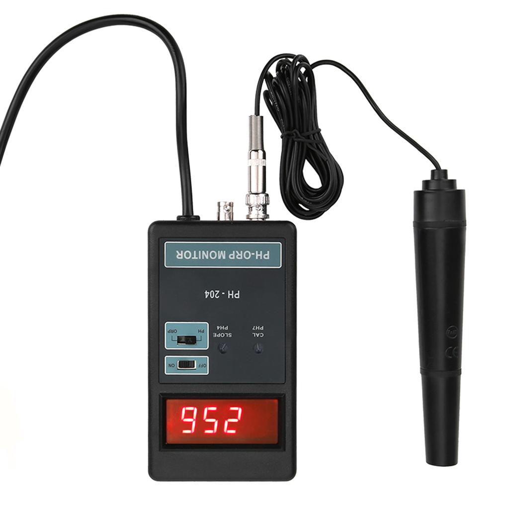 Digital LED Display PH ORP Temperature Control Monitor Meter Tester Monitoring EquipmentEU Plug 220V