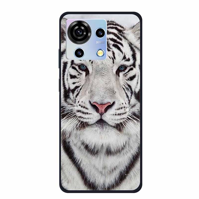 For ZTE V50 Vita Phone Case TPU Soft Back Cover Cartoon Luxury Silicone Phone Cases for ZTE Blade V40 V 40 50 Vita Animal Funda