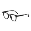 Women's Retro Square Black Frame Glasses - Bare Face Enhancement for Small, Round Faces, Myopia-Friendly