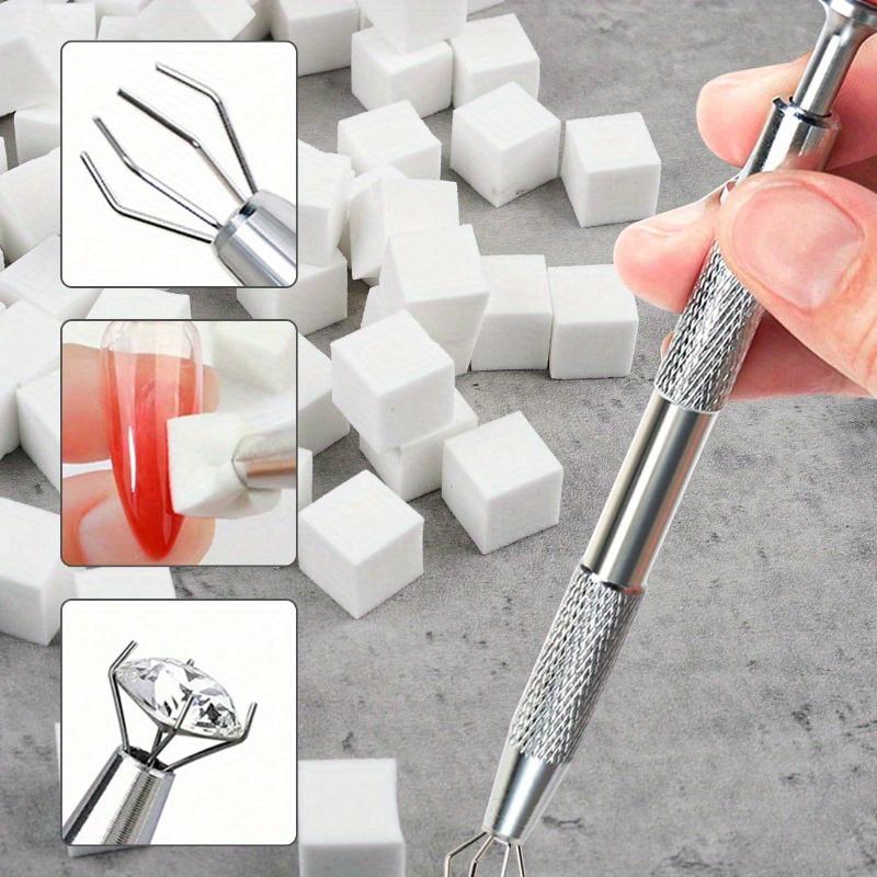 1 Nail Sponge Clip Applicators Set Gold and Silver Ls, Nail Art Tools, Back To School, Nails, Nail Tools for Press on Nails, Manicure Pedicure Tools